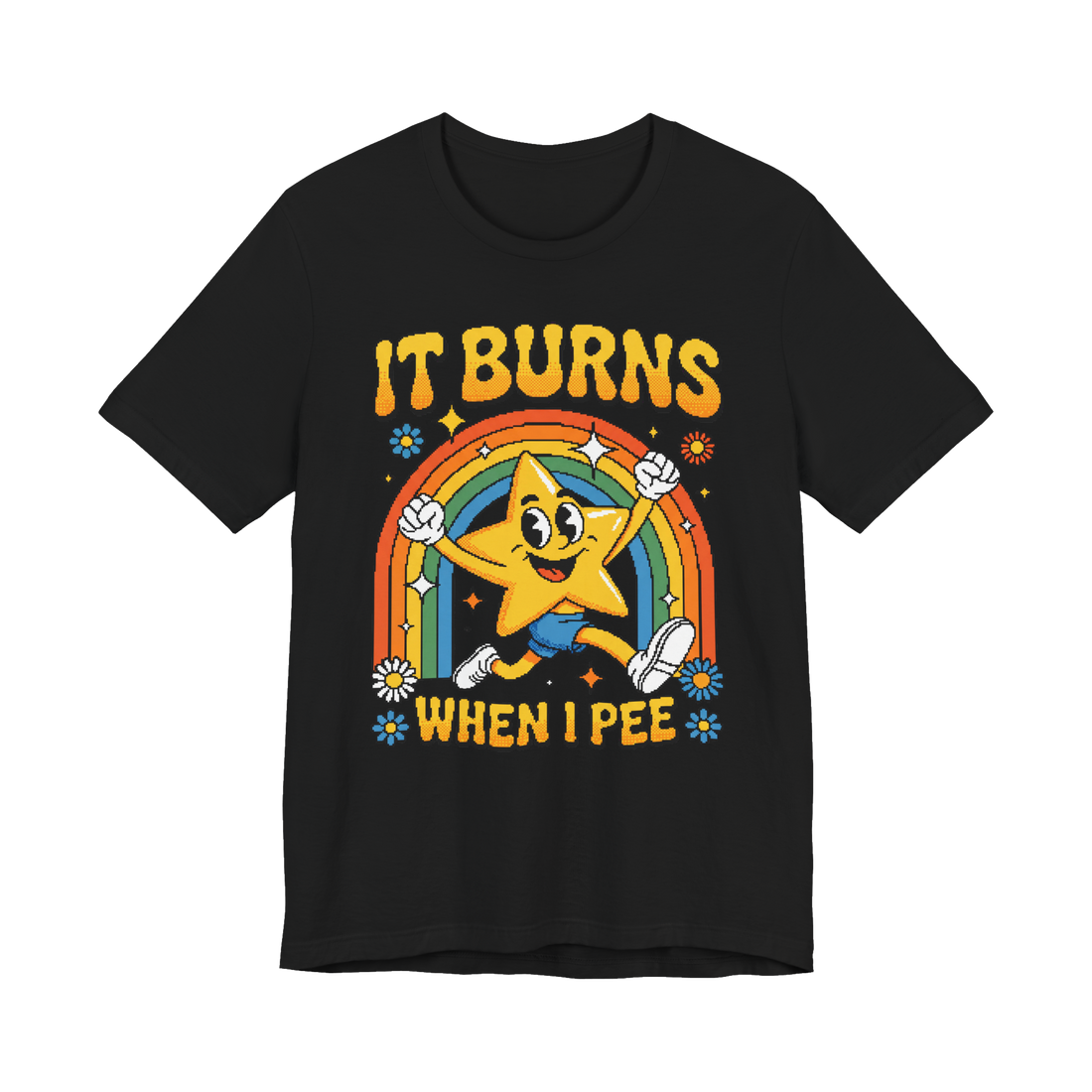 Excruciating Flank Pain — Funny Kidney Stone Shirt — Black