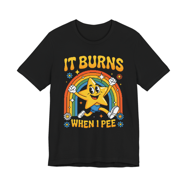 Excruciating Flank Pain — Funny Kidney Stone Shirt — Black