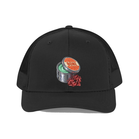 Exposed Bone Polish Hat — Funny Dental Trucker Cap — Black