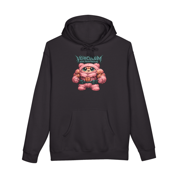 Failure To Yield Mascot Hoodie — Black Metal Shitpost Meme — Black