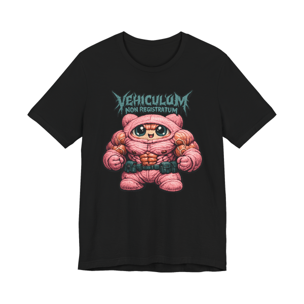Failure To Yield Mascot T-Shirt — Black Metal 90s Comic Meme — Black