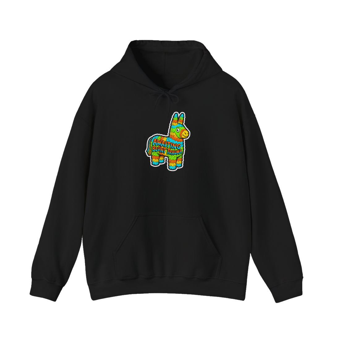 Festive Beating Receptacle — Funny Existential Piñata Hoodie