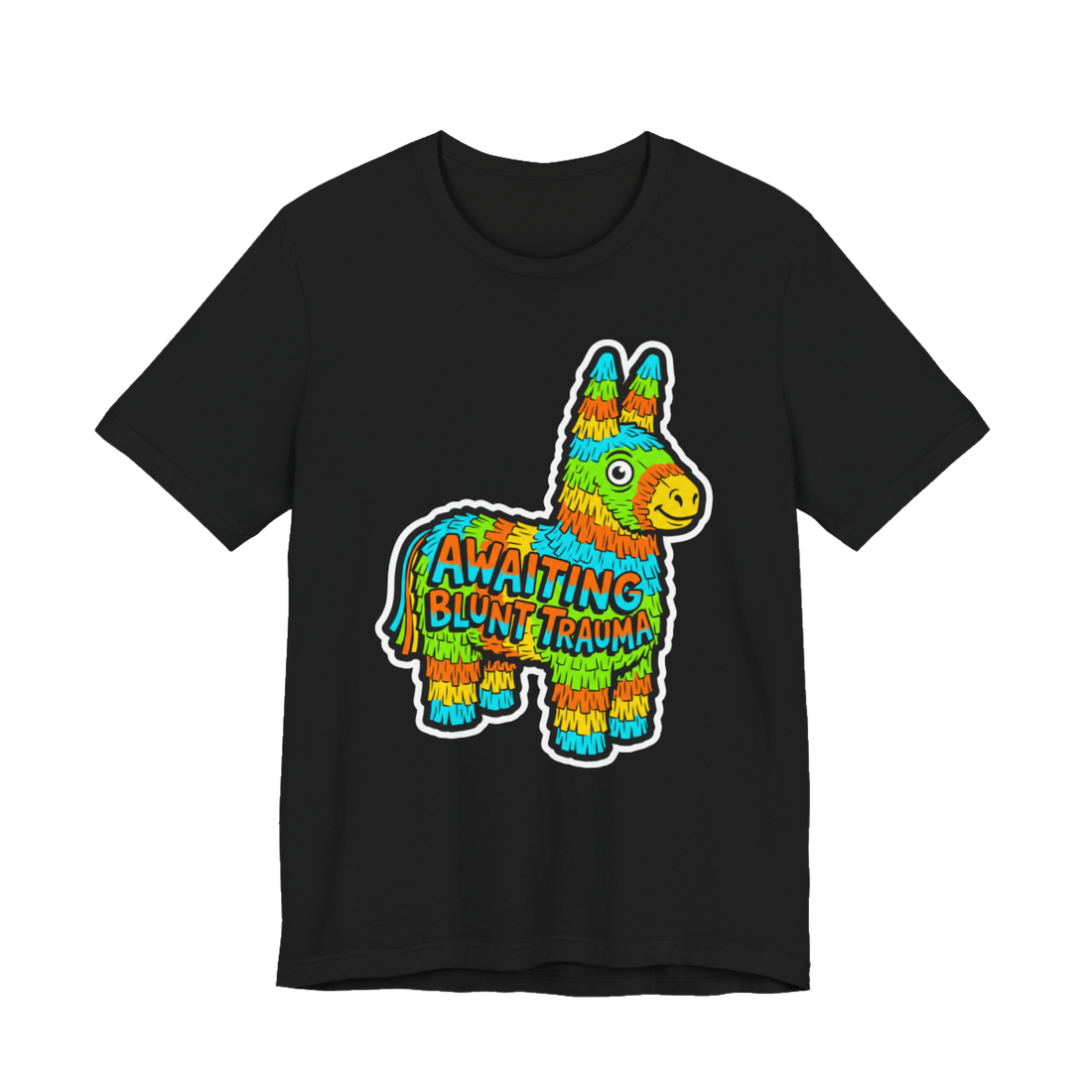 Festive Beating Receptacle — Funny Existential Piñata Tee