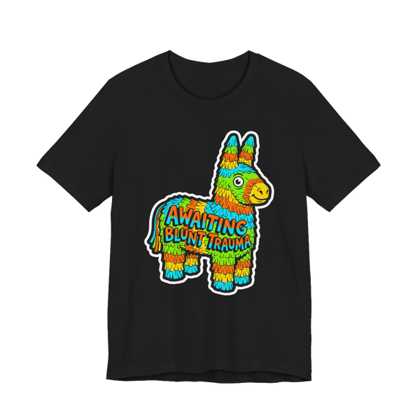 Festive Beating Receptacle — Funny Existential Piñata Tee