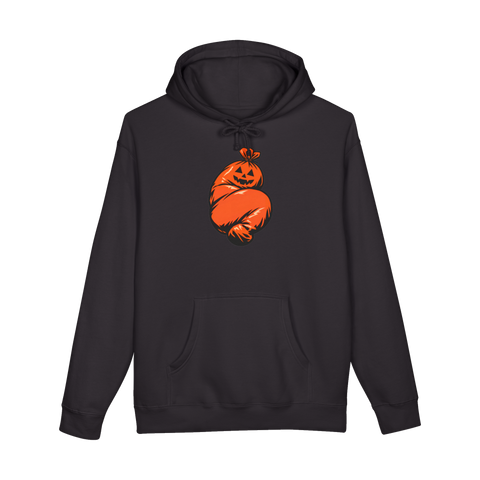 Festive Yard Waste Hoodie — Spooky Season Opens Autumn True Crime Dark — Black