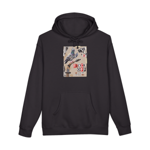 Flock Off Hoodie — Funny Anti-Surveillance Camera Pigeon Sweatshirt