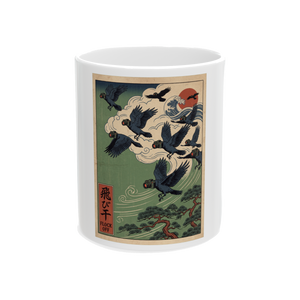Flock Off Crow Mug — Funny Anti-Surveillance Camera Gift