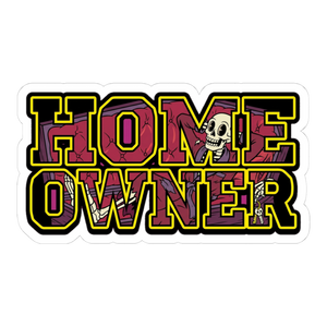 Forever Home Coffin Sticker — Funny Real Estate Joke