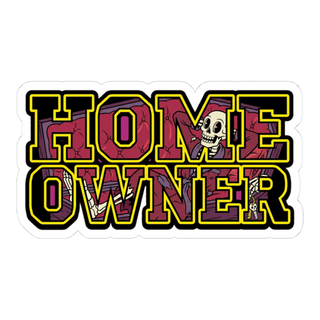 Forever Home Coffin Sticker — Funny Real Estate Joke
