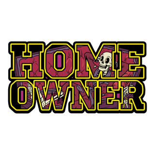 Forever Home Coffin Sticker — Funny Real Estate Joke
