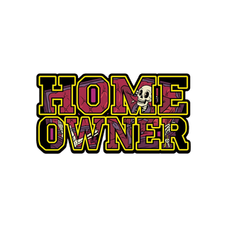 Forever Home Coffin Sticker — Funny Real Estate Joke