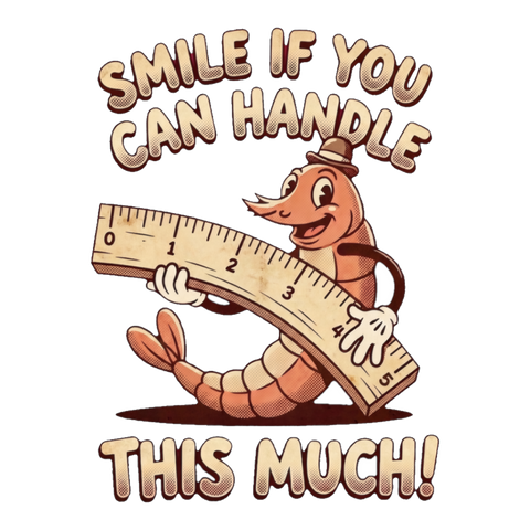 Four Honest Inches Sticker — Funny Worm Ruler Size Joke — White