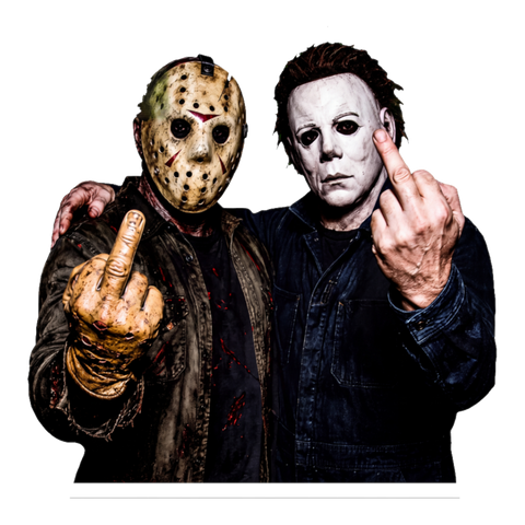 Fuck Your Final Girl Sticker — Funny Horror Slasher Humor — White