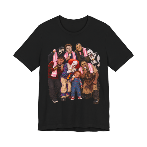 Good Guys Ice Cream Social T-Shirt — Horror Movie Villains Ice Cream — Black