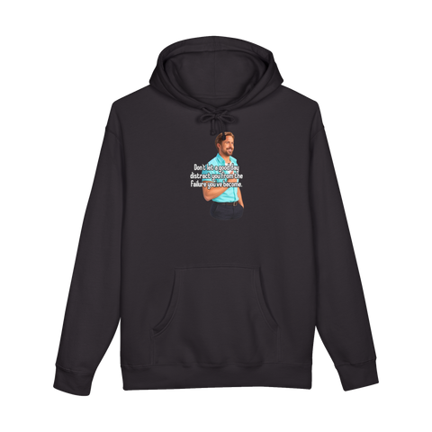 Gosling Failure Thumbs Up Hoodie — Ryan Demotivational Meme Literally — Black