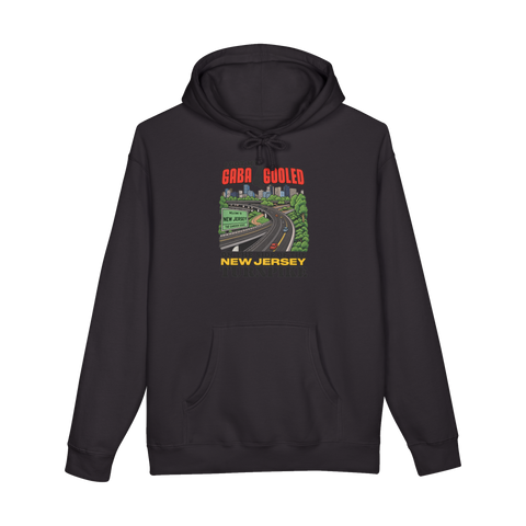 Got My Gabagooled Hoodie — Funny Sopranos Gabagool New Jersey Turnpike — Black