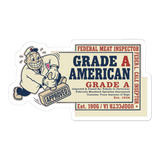 Grade A American Sticker — Funny Sarcastic Laptop Decal