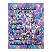High Yield COCK Portfolio — Funny Finance Wall Art