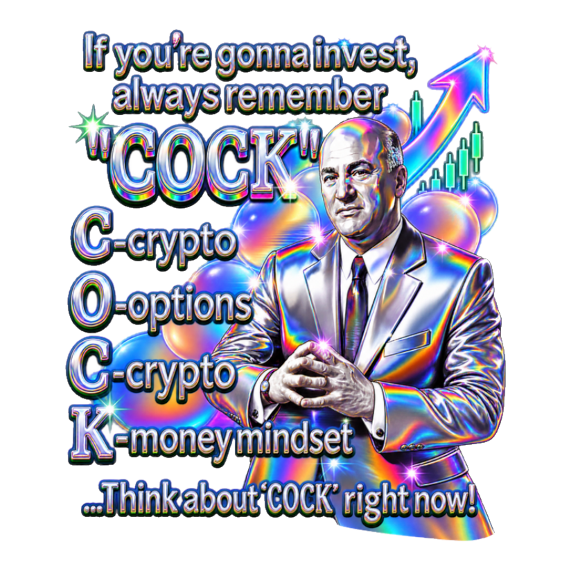 High Yield COCK Portfolio — Sticker — White