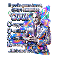 High Yield COCK Portfolio — Funny Finance Meme Sticker