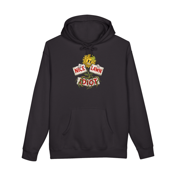 HOA Spite Weed — Funny Lawn Care Hoodie — Black