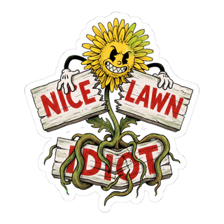 HOA Spite Weed — Funny Lawn Care Sticker