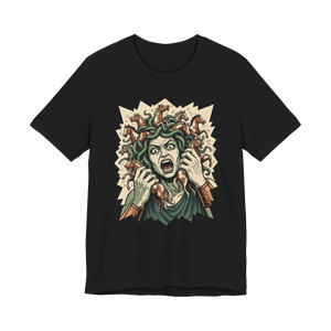 Hold Your Horses — Funny Medusa Horse Hair T-Shirt