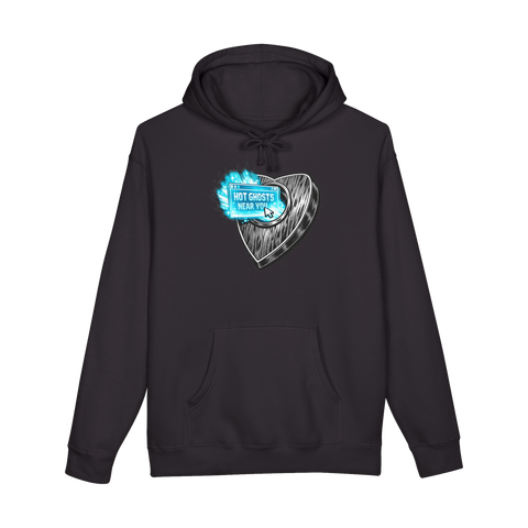 Hot Local Poltergeists Hoodie - Ouija Board Occult Spam — Black
