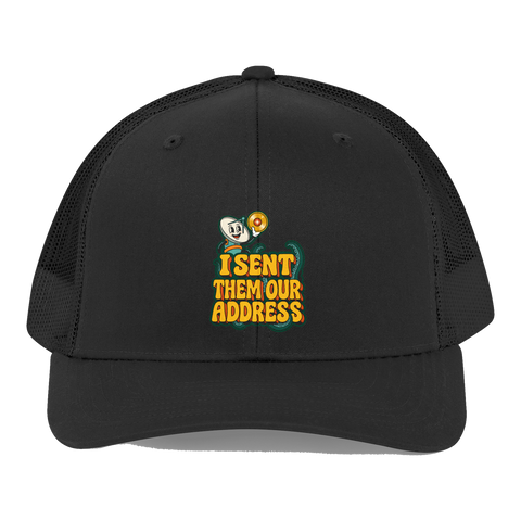 I Doxxed Earth Hat — Funny Voyager Space Cap — Black