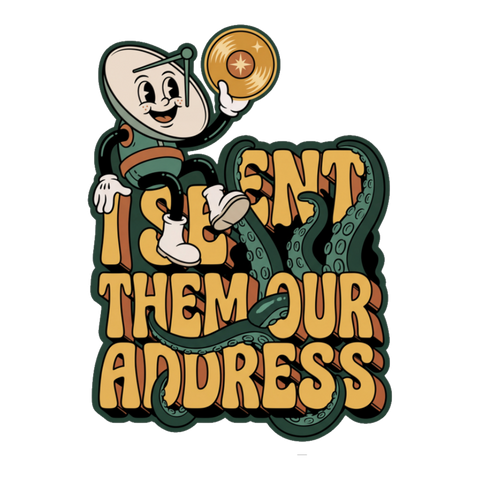 I Doxxed Earth Sticker — Funny Sci-Fi Decal
