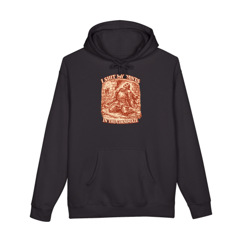 Corn Maze Critical Fail Hoodie — Funny Halloween DnD RPG — Black