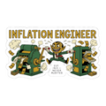 Inflation Engineer Sticker — Money Printer Go Brrr Decal — view 2
