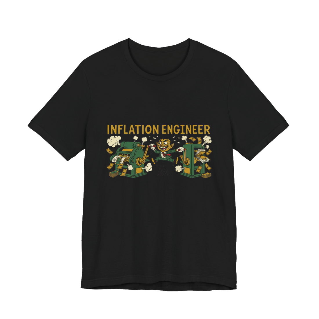 Inflation Engineer Shirt - Funny Money Printer Go Brrr Tee