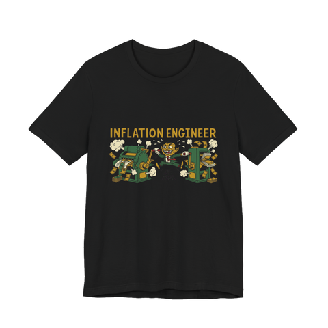 Inflation Engineer Shirt - Funny Money Printer Go Brrr Tee