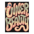 Inner Beauty Tapeworm Wall Art — Funny Biology Decor