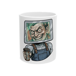 Just A Quick Question On The Screen — Tip Screen Meme Mug