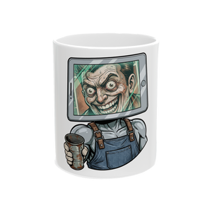 Just A Quick Question On The Screen — Tip Screen Meme Mug