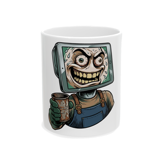 Just A Quick Question On The Screen — Tip Screen Meme Mug