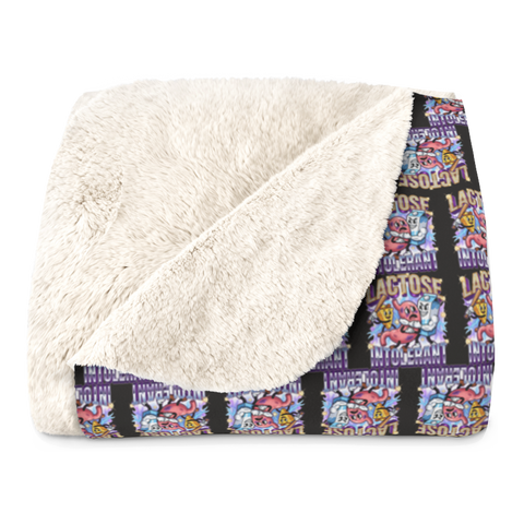 Lactose Intolerance Gang War Funny Blanket