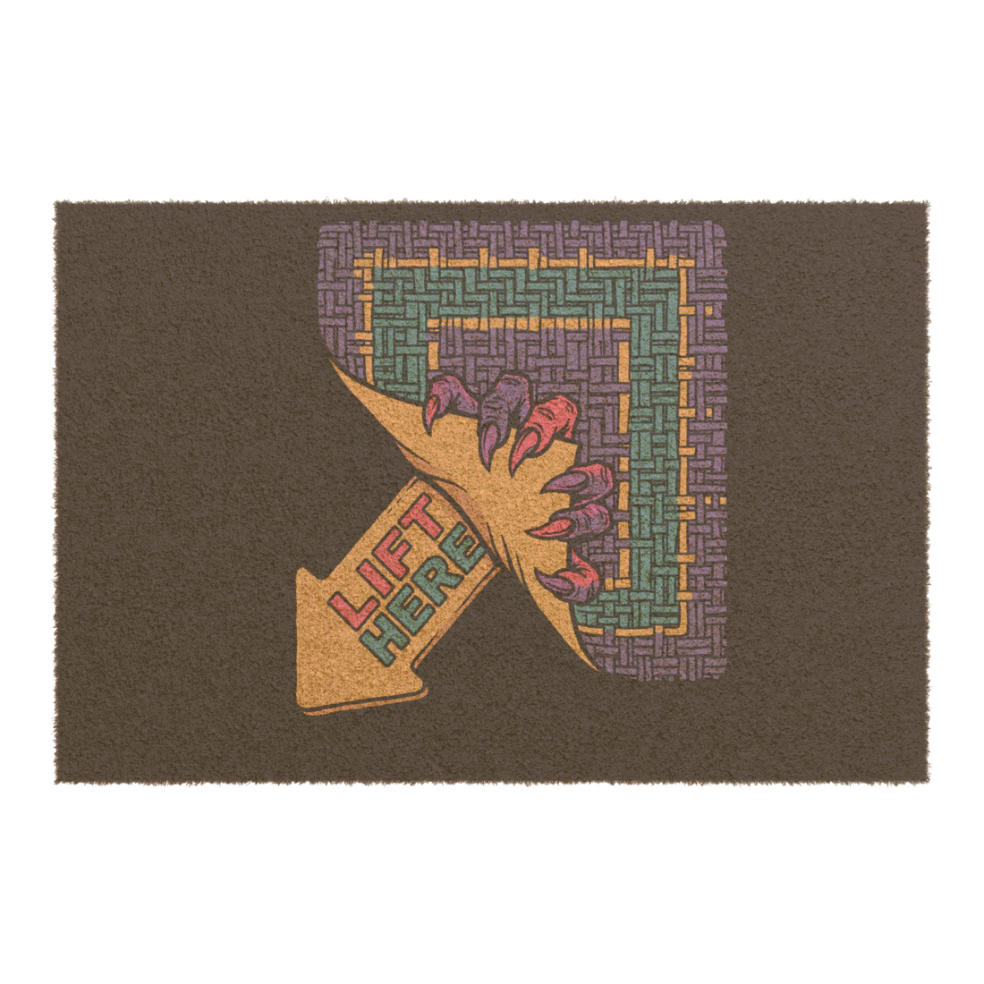 Lift Here — Doormat