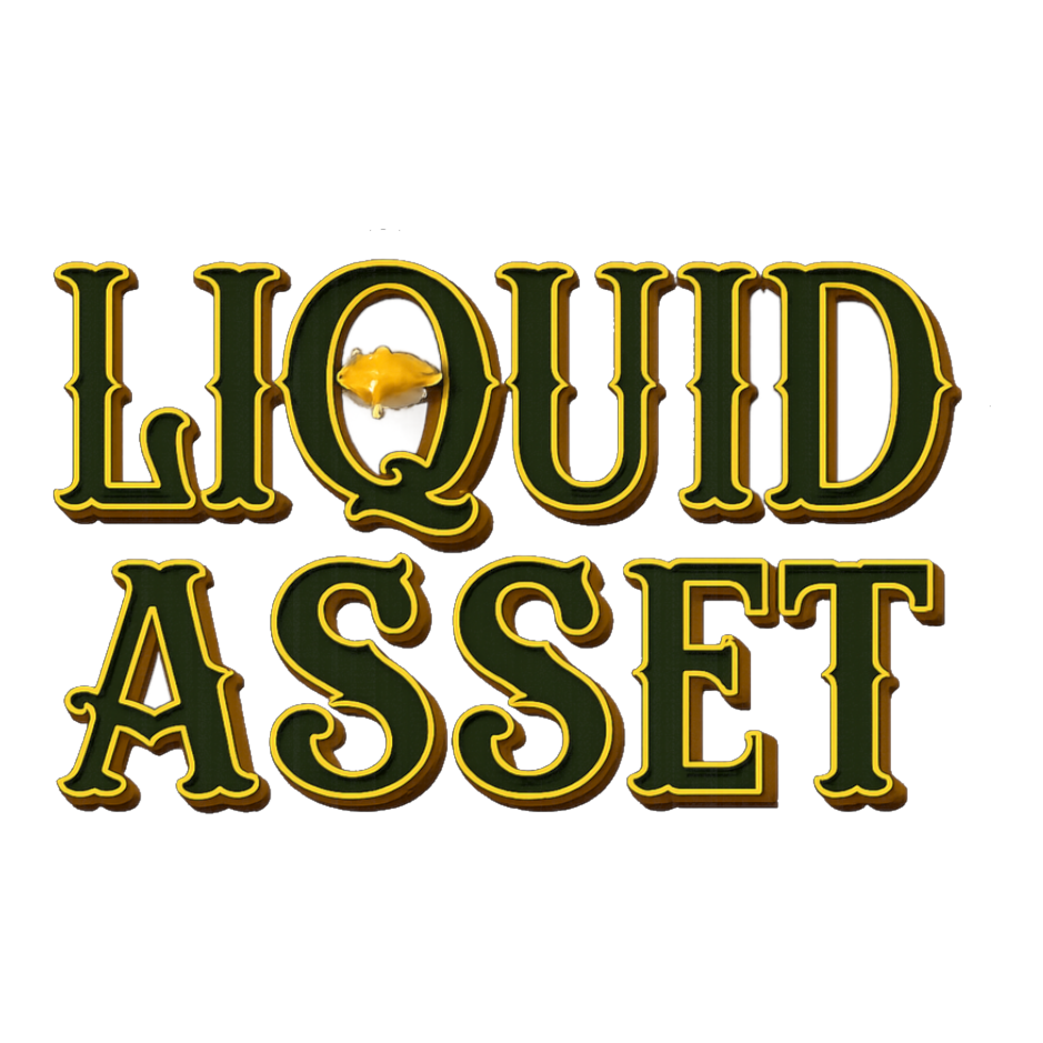 Liquid Asset Nacho Cheese Sticker — Funny Finance Meme