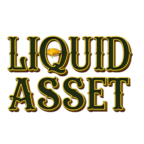 Liquid Asset Nacho Cheese Sticker — Funny Finance Meme