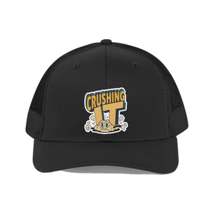 Literally Crushing It — Funny Burnout Trucker Cap