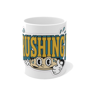 Literally Crushing It — Funny Corporate Burnout Mug