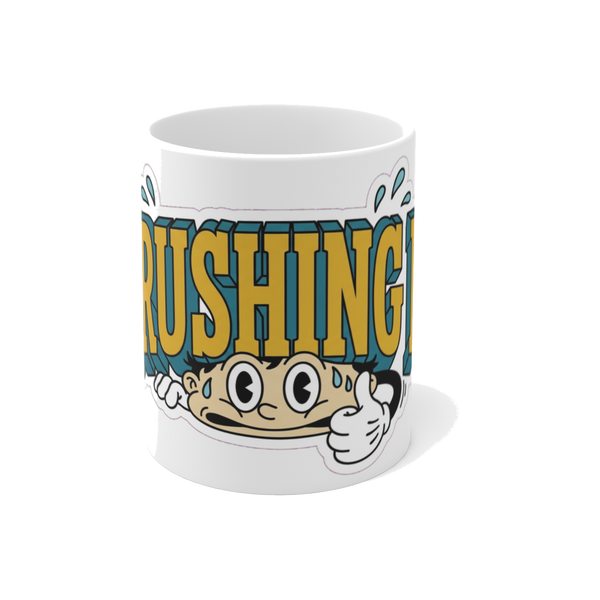 Literally Crushing It — Funny Corporate Burnout Mug
