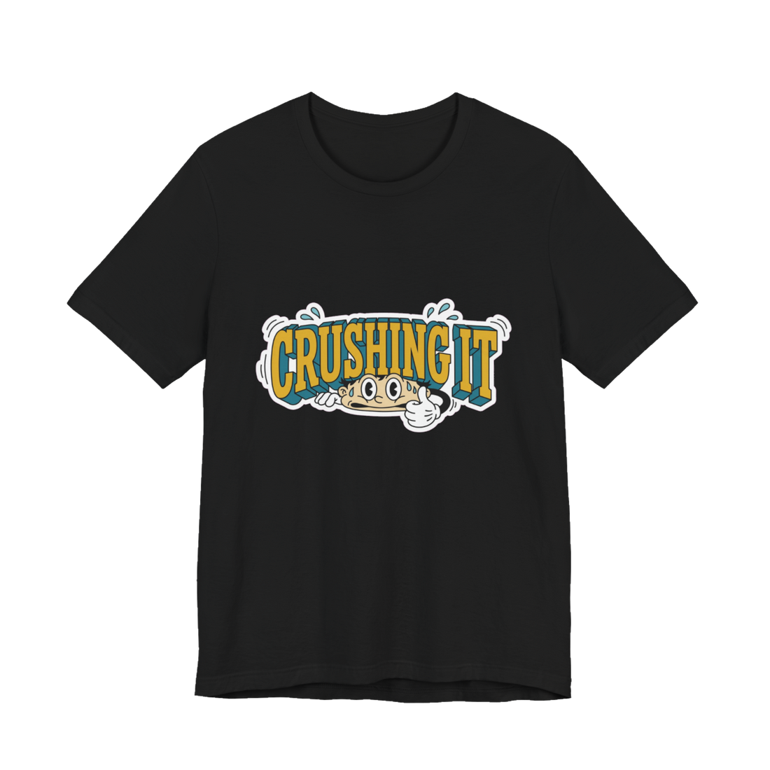 Literally Crushing It — Funny Burnout T-Shirt