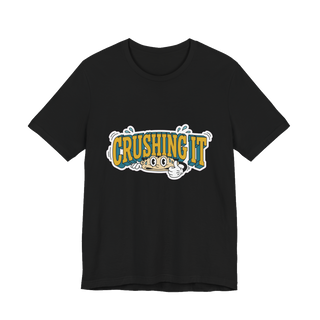 Literally Crushing It — Funny Burnout T-Shirt