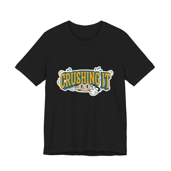 Literally Crushing It — Funny Burnout T-Shirt