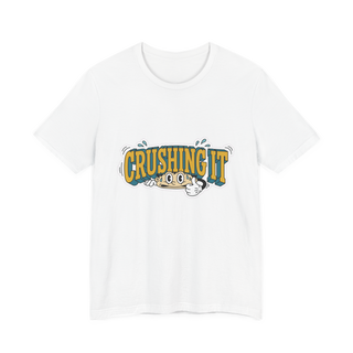 Literally Crushing It — Funny Burnout T-Shirt