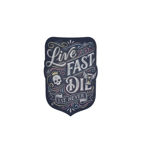 Live Fast Est Never — Mug